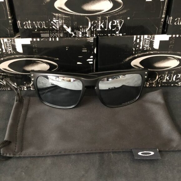 OO9102 Oakley Holbrook Chrome Iridium Prizm Polarized Sunglasses - Picture 7 of 8